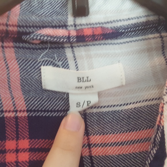 Flannel Tie-Front Shirt Dress - Picture 4 of 5